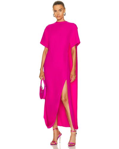 Valentino High Slit Dress - Pink