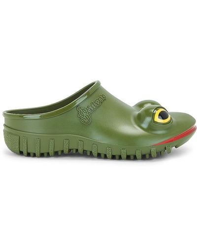 JW Anderson X Wellipets Frog Loafer - Green