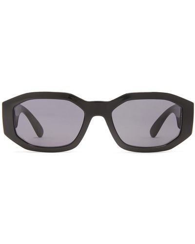 Versace Biggie Oval Sunglasses - Black