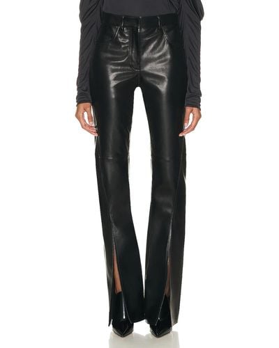 Givenchy Split Leather Pant - Black