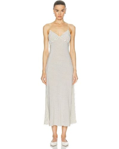 Matteau Low Back Slip Dress - White