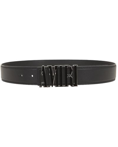 Amiri Nappa Core 4cm Belt - Black