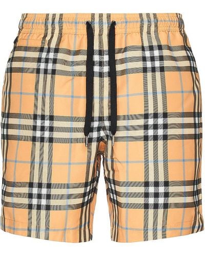 Burberry Martin Medium Checks Shorts - Multicolor
