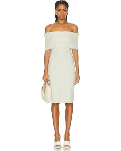 Bottega Veneta Off The Shoulder Dress - White
