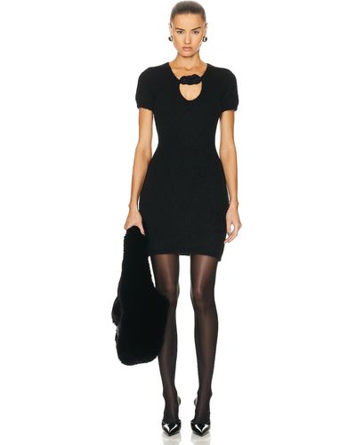 Alexander Wang Short Sleeve Mini Dress - Black
