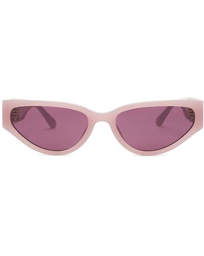 Linda Farrow Tomie Sunglasses - Pink