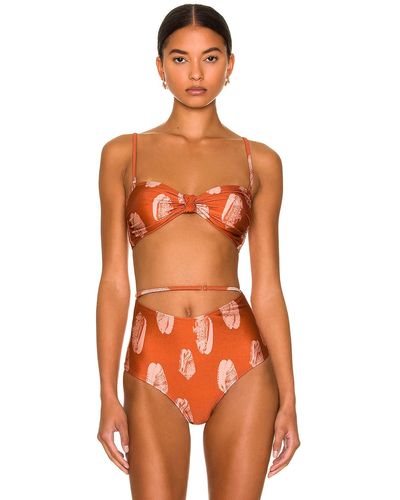 Shani Shemer Kith Bikini Top - Orange