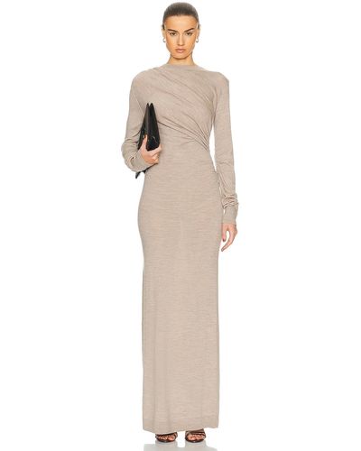TOVE Alice Knitted Dress - Natural