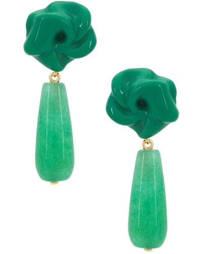 Completedworks Chalcedony Bead Earring - Green