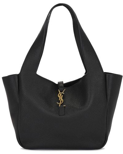 Saint Laurent Bea Supple Cabas Tote Bag - Black