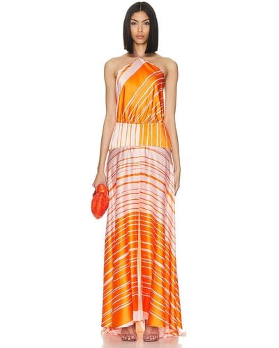 Silvia Tcherassi Agnese Dress - Orange