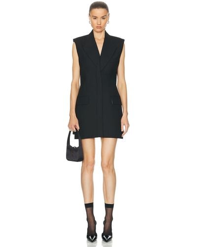 Victoria Beckham Sleeveless Mini Dress - Black