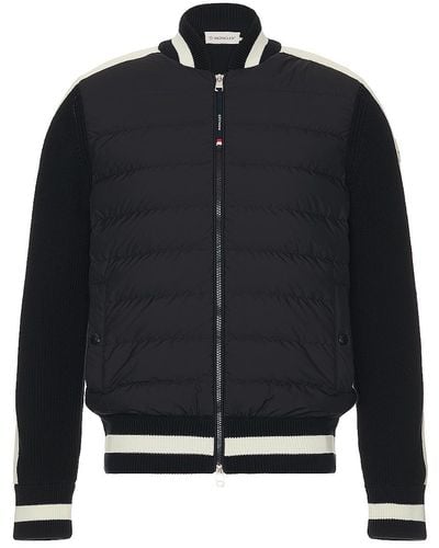 Moncler Zip Sweater Cardigan - Black