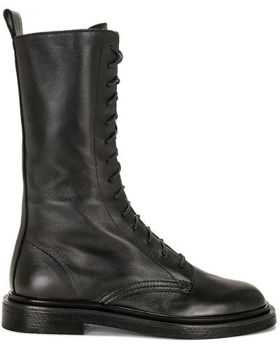 The Row Ranger Lace Up Boot - Black