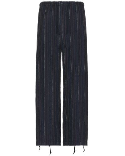 Beams Plus Mil Easy Pants Hickory Tweed Pant - Blue