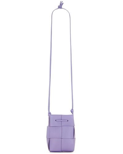 Bottega Veneta Mini Cassette Bucket Bag - Purple