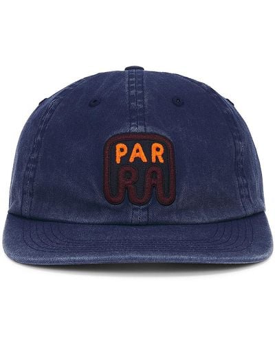 by Parra Fast Food Logo 6 Panel Hat - Blue