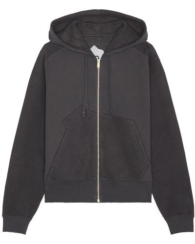 Objects IV Life Thought Bubble Paneled Hoodie - Black