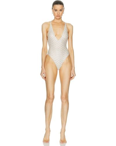 Missoni One Piece Swimsuit - Natural