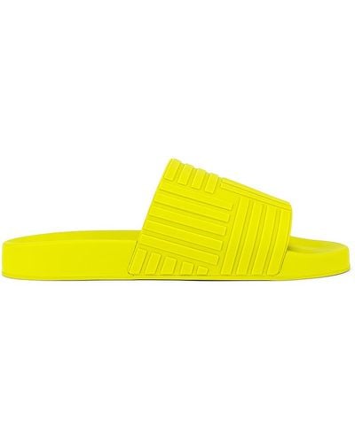 Bottega Veneta The Slider Sandal - Yellow