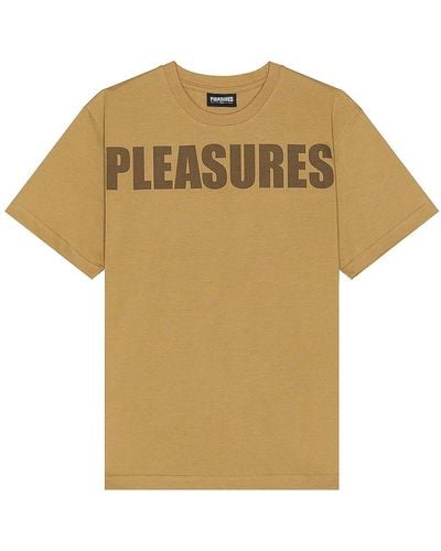 Pleasures Expand Heavyweight T-shirt - Yellow