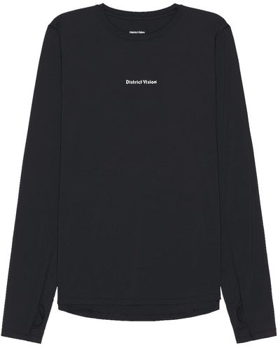 District Vision Aloe Long Sleeve T-shirt - Black