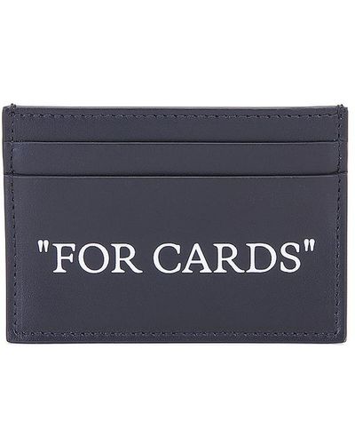 Off-White c/o Virgil Abloh Quote Bookish Card Case - Gray