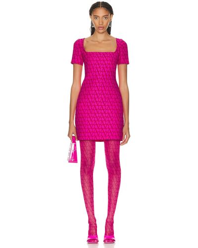 Valentino Iconographe Dress - Pink