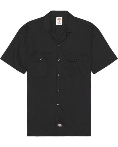 Dickies Original Twill Short Sleeve Work Shirt - Black