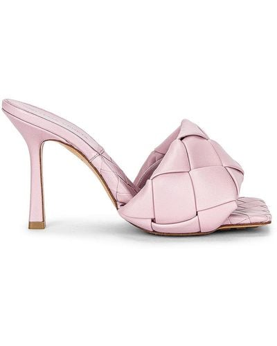 Bottega Veneta The Rubber Lido Sandals - Pink