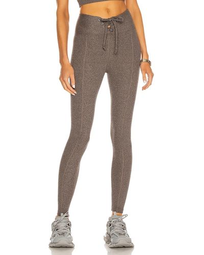 Year Of Ours Ribbed Football legging - Gray