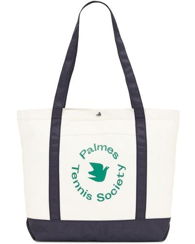 Palmes Society Tote Bag - White