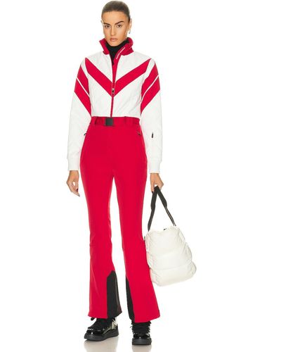 Perfect Moment Frost Jumpsuit - Red