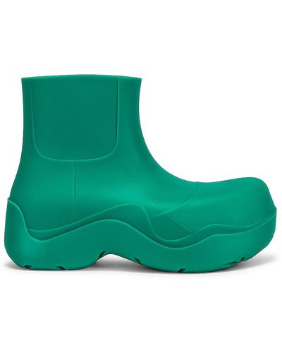 Bottega Veneta Puddle Ankle Boots - Green