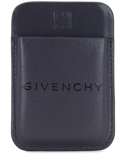 Givenchy Magnetic Card Holder - Blue