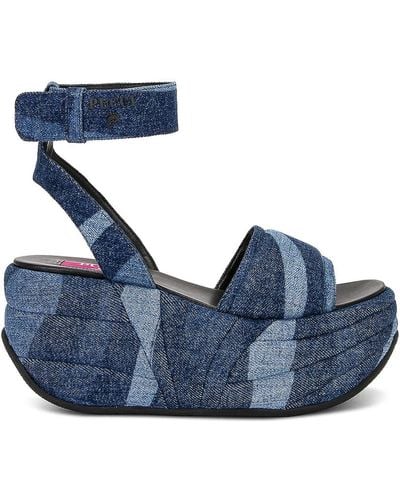 Emilio Pucci Wedge Sandal - Blue