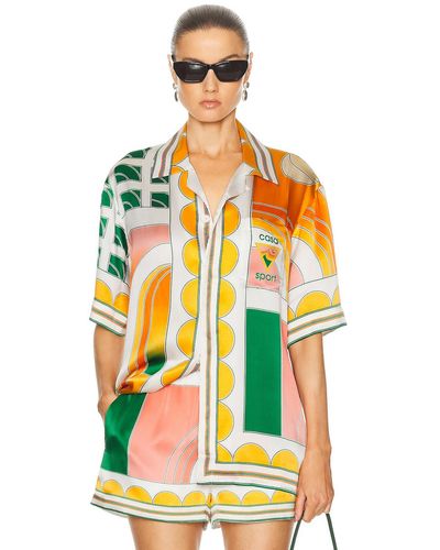 Casablanca Short Sleeve Shirt - Multicolor