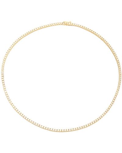 Siena Jewelry Diamond Tennis Necklace - Multicolor