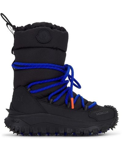 Moncler Trailgrip Apres High Snow Boots - Blue