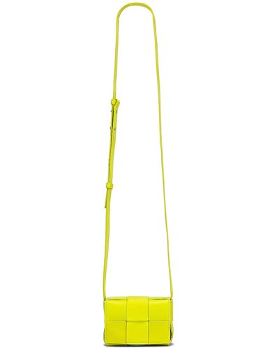 Bottega Veneta Candy Cassette Crossbody Bag - Yellow