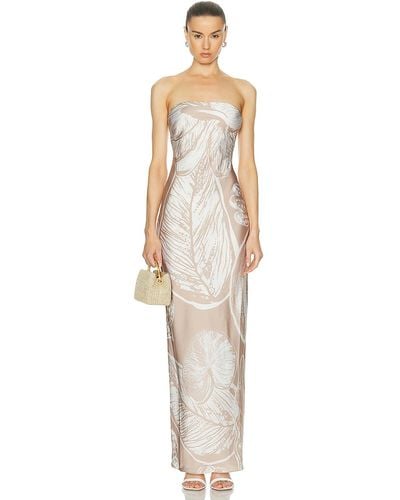 Rococo Sand Ines Maxi Strapless Dress - White