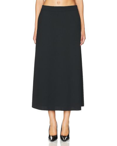 Wardrobe NYC A Line Midi Skirt - Black