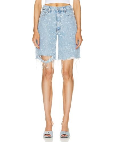 Mother The Undercover Short Fray - Blue