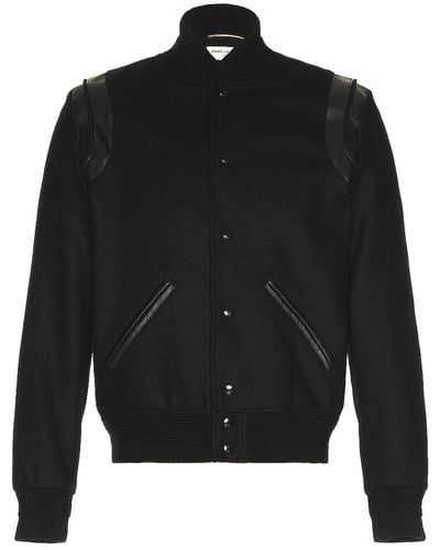 Saint Laurent Teddy Blouson - Black