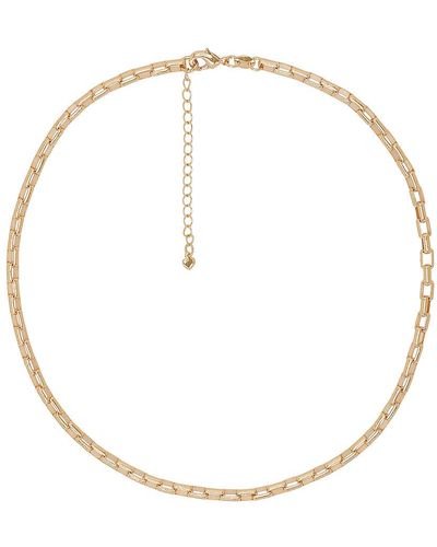 Jordan Road Jewelry Elongated Box Necklace - White