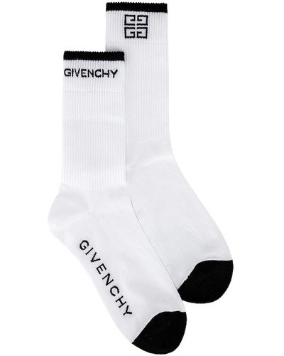 Givenchy 4g Socks - White