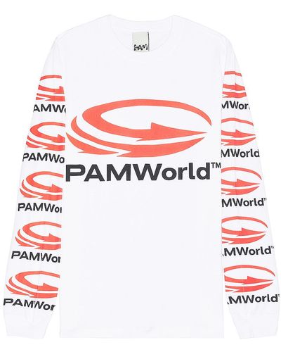 P.a.m. Perks And Mini Pwpwpwpw Long Sleeve Tee - Red