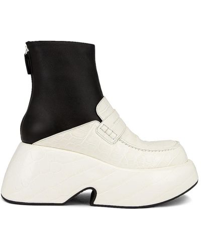 Loewe Wedge Loafer Boot - White