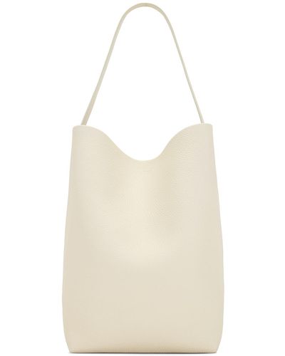 The Row Large North South Park Tote - White