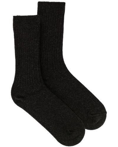 Snow Peak Recycled Cotton Socks - Black